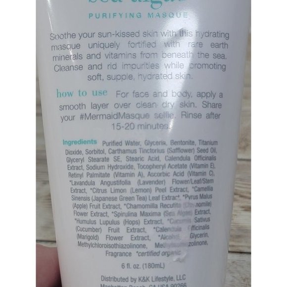 Karena + Katrina Beach Clay Sea Algae Purifying Mask K&K Beach Masque FULL Exp - Picture 5 of 8
